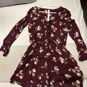 American Eagle floral romper.
